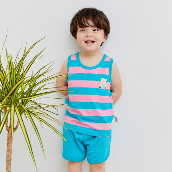 Bộ đồ ba lỗ cotton mịn bé trai và bé gái U4049