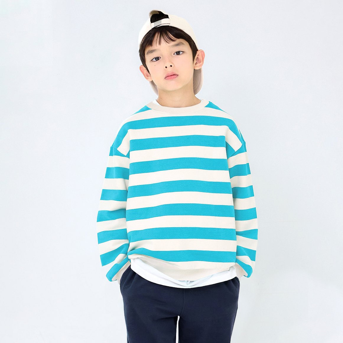 Bộ đồ dài dáng rộng cotton mịn bé gái và bé trai U1225
