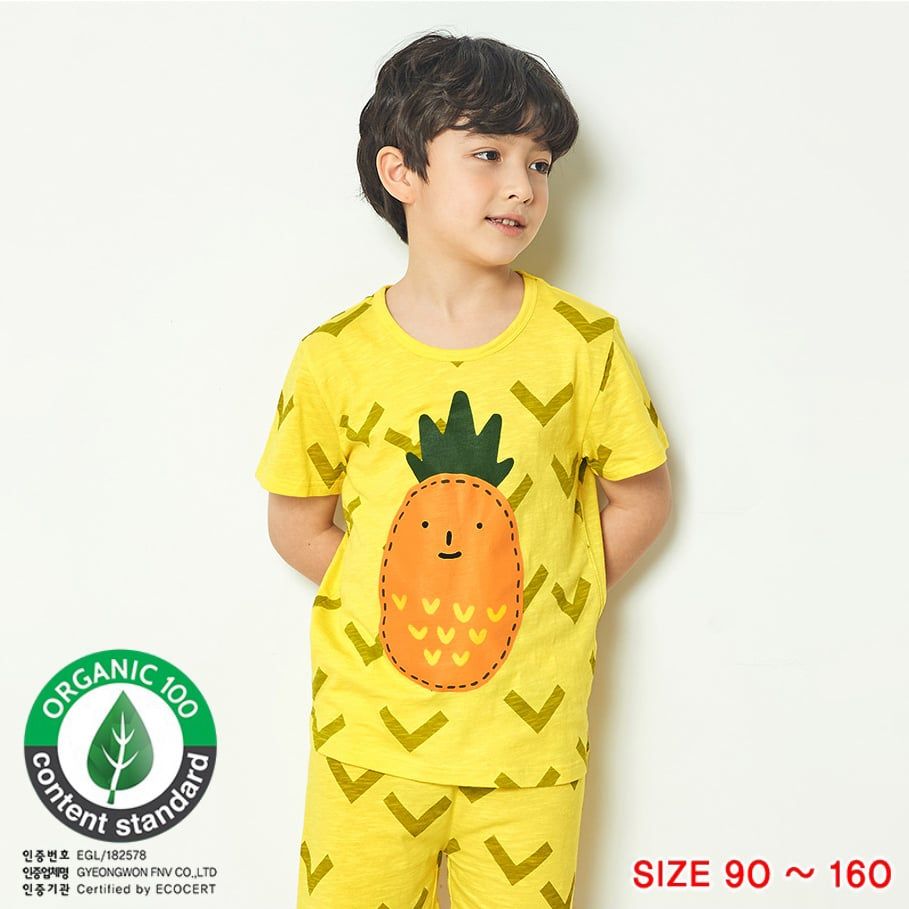 Bộ đồ ngắn cotton mịn bé trai U3031