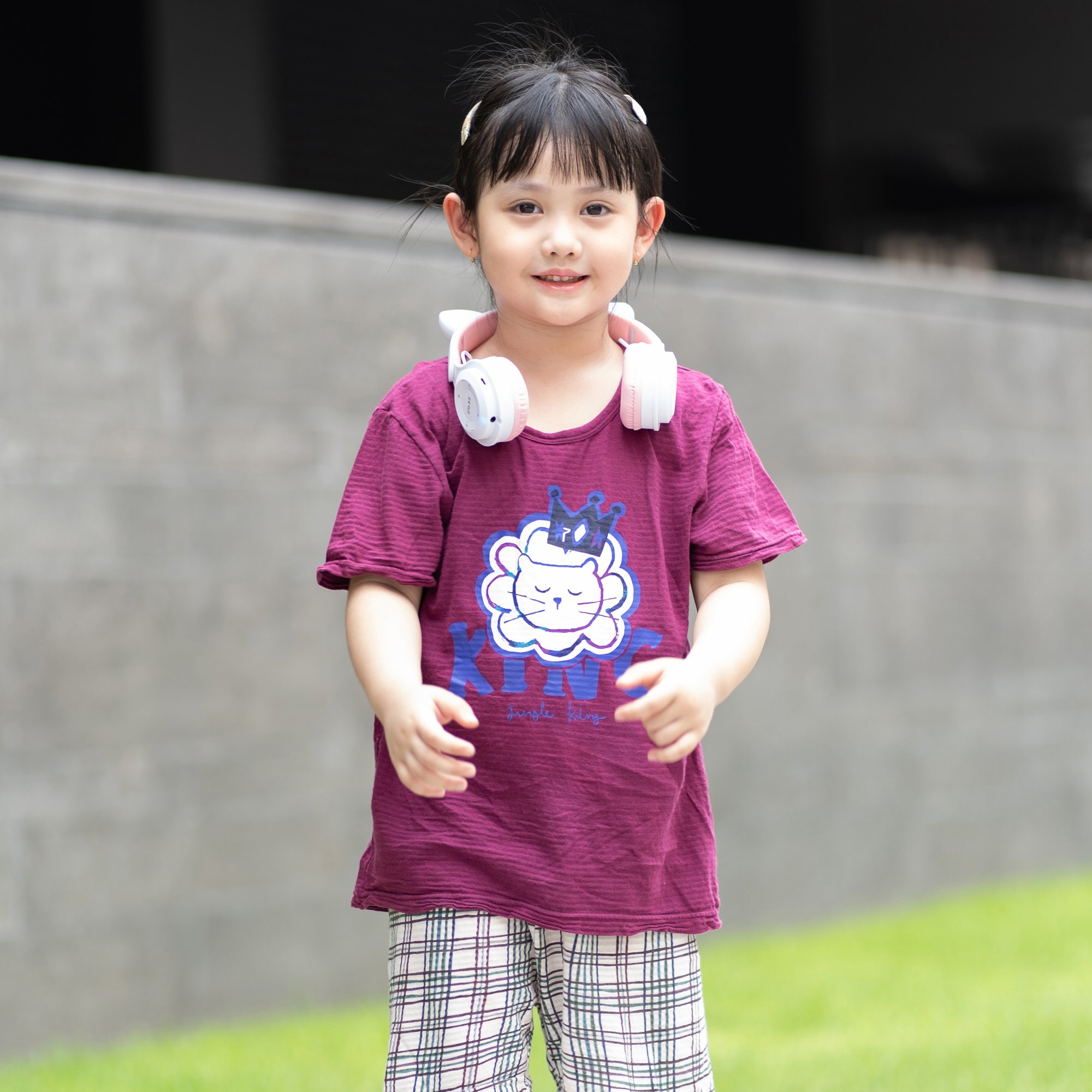Bộ đồ ngắn cotton giấy phối cotton mịn bé gái và bé trai U3144