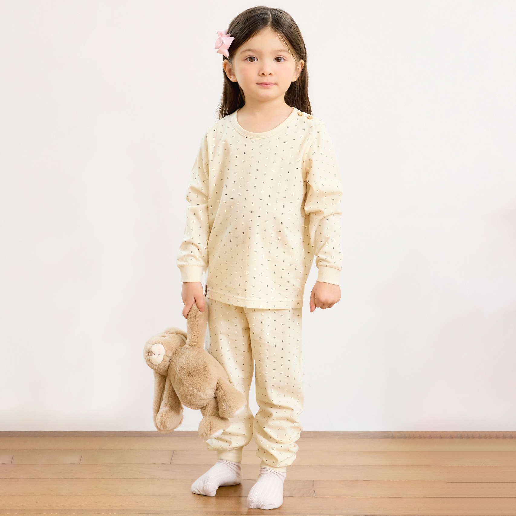 Bộ đồ dài cotton mịn bé gái U1243