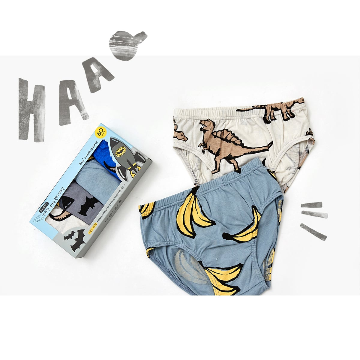 Set 4 quần chip tam giác bé trai U6044