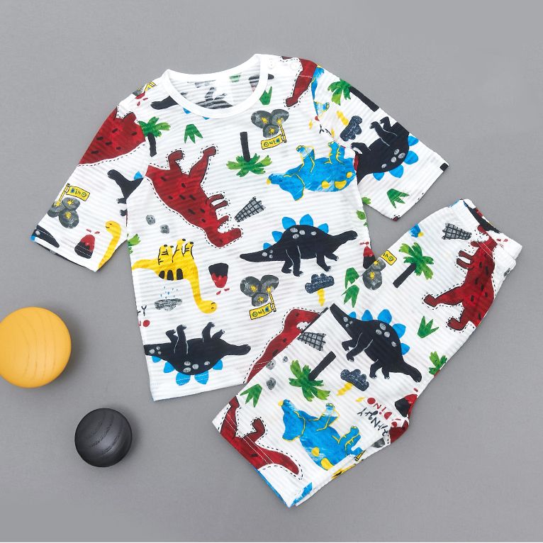 [Lẻ size] Bộ đồ lửng cotton cho bé trai và bé gái lẻ size U8011