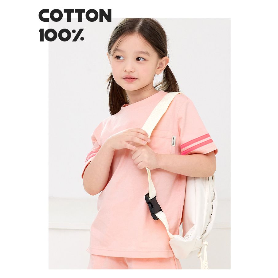 Bộ đồ ngắn cotton mịn bé gái U3155