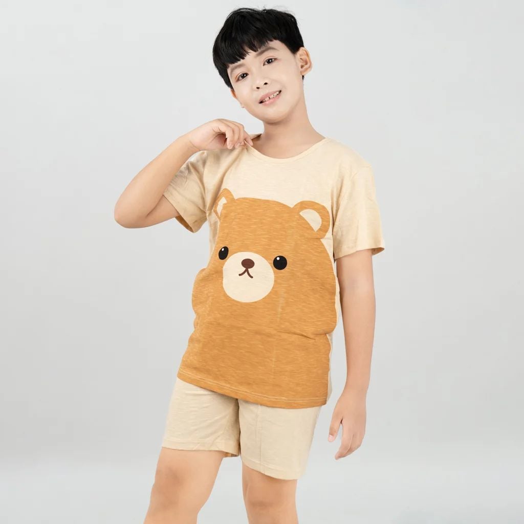 [Lẻ size] Bộ đồ ngắn cotton cho bé trai và bé gái lẻ size U8002