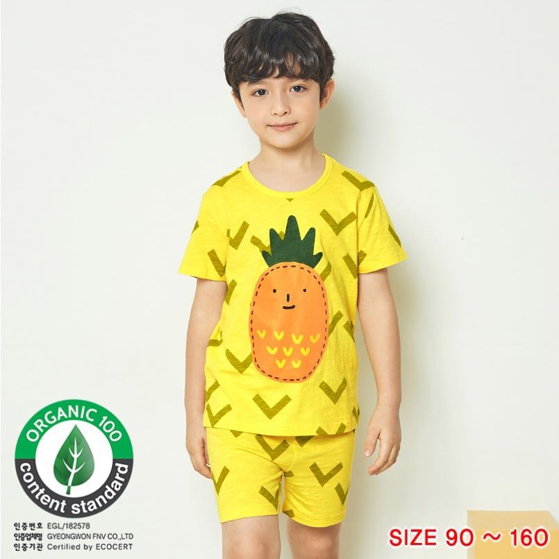 Bộ đồ ngắn cotton mịn bé trai U3031