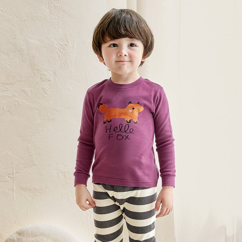Bộ đồ dài dáng ôm cotton mịn bé trai và bé gái U1204