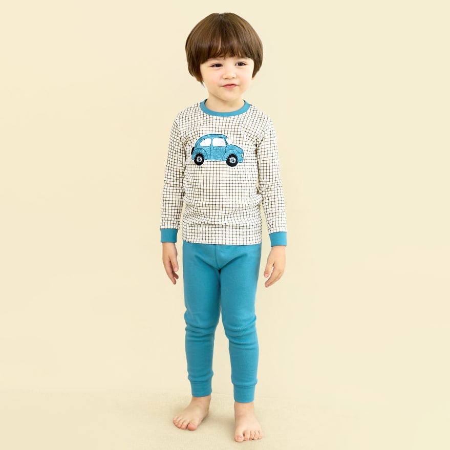 Bộ đồ dài dáng ôm cotton mịn bé trai U1196