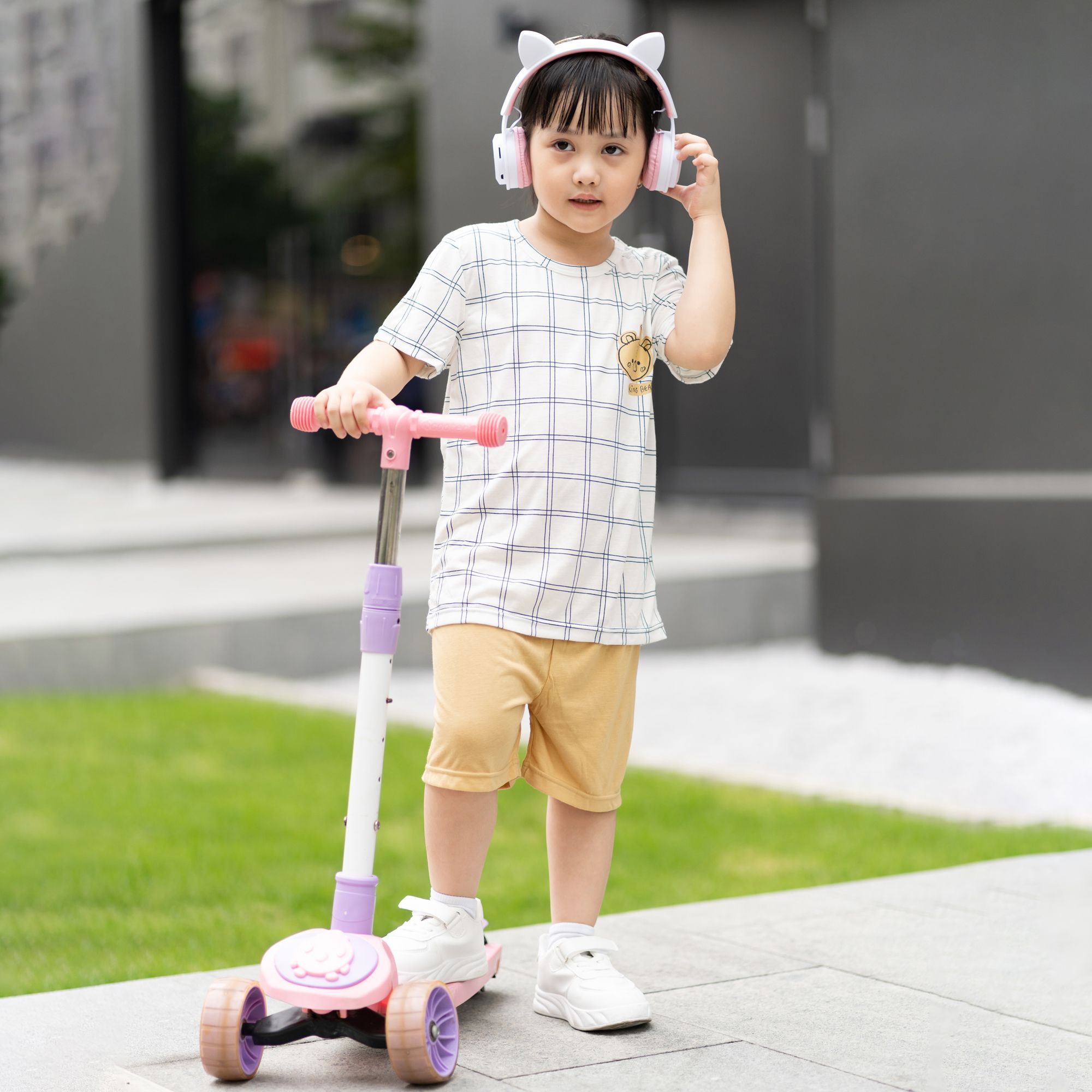 Bộ đồ ngắn Cool Feel mịn mỏng mát bé trai và bé gái U3167