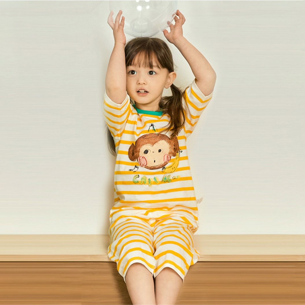 [Lẻ size] Bộ đồ lửng cotton cho bé trai và bé gái lẻ size U8003