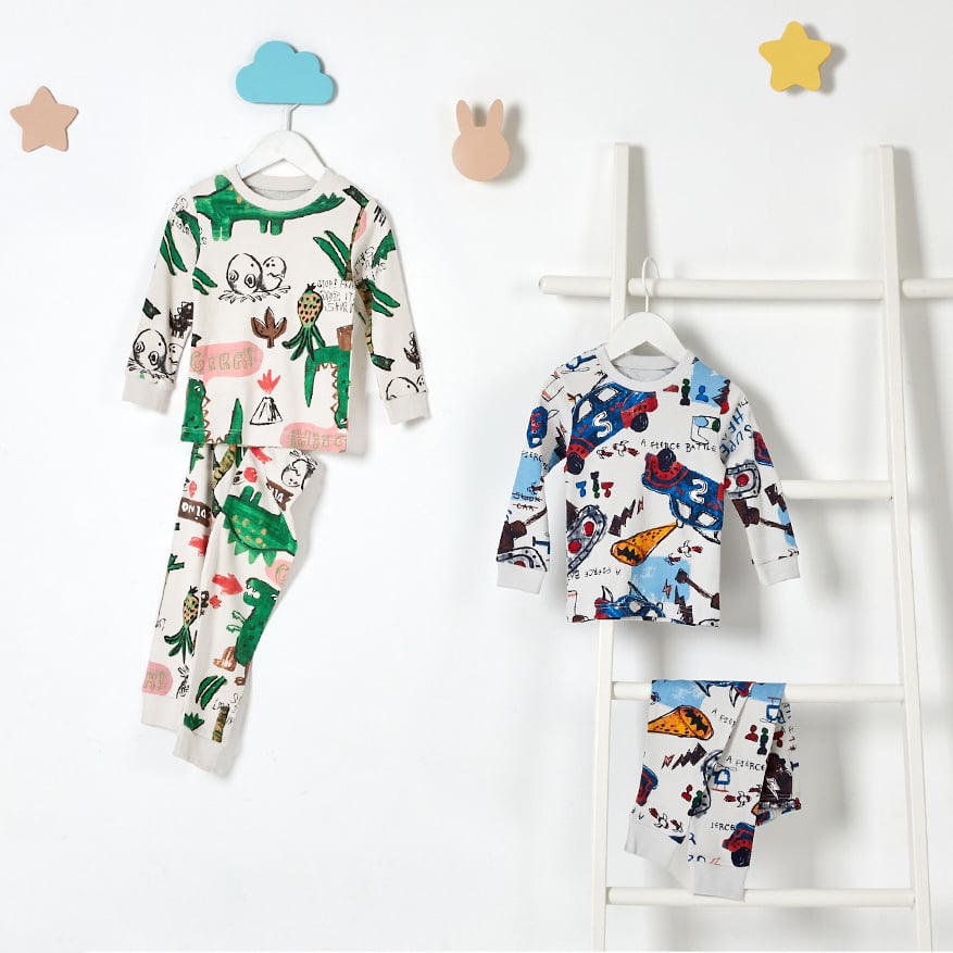 Bộ đồ dài dáng ôm cotton mịn bé trai U1035