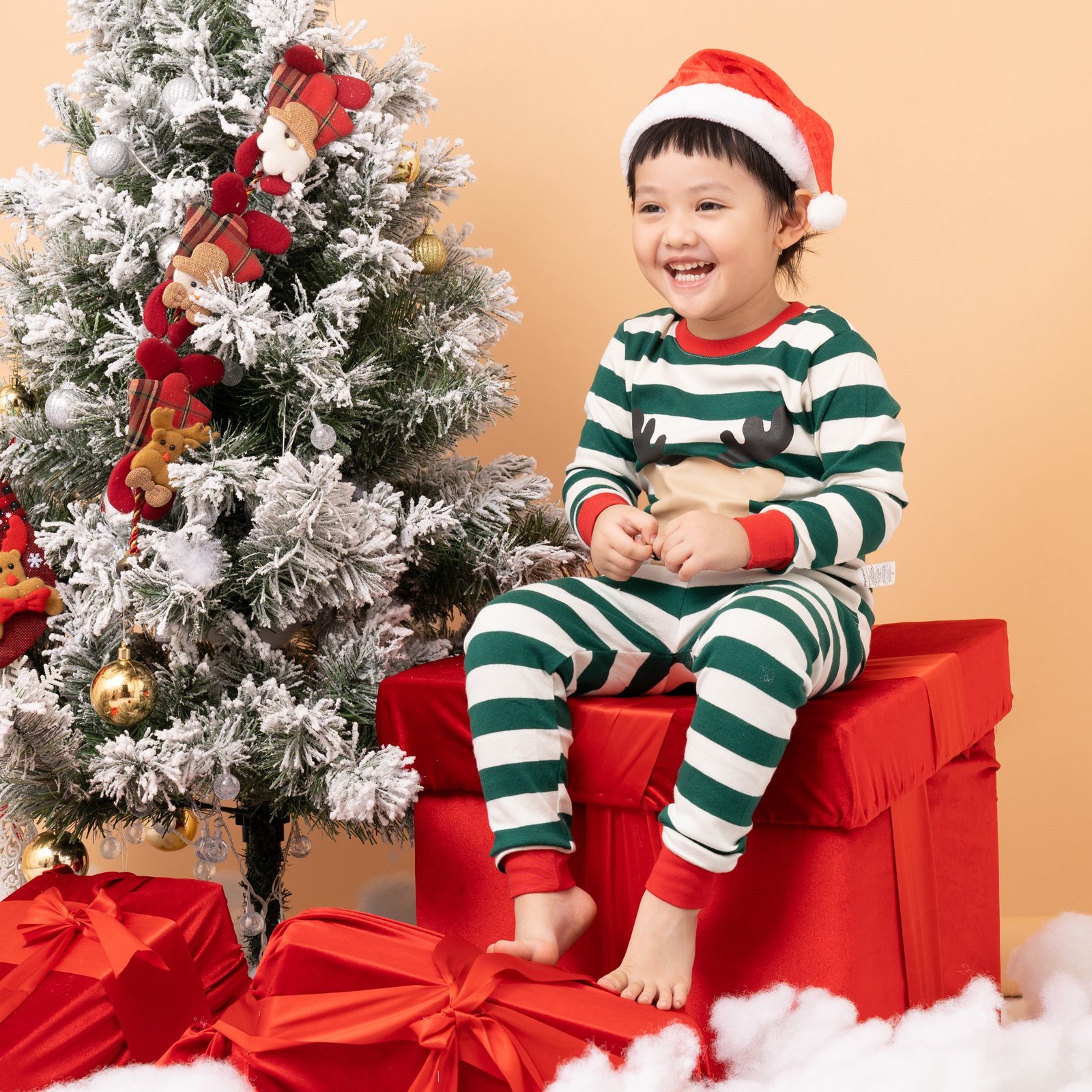[Lẻ size] Bộ đồ dài tay cotton cho bé trai và bé gái lẻ size U8008