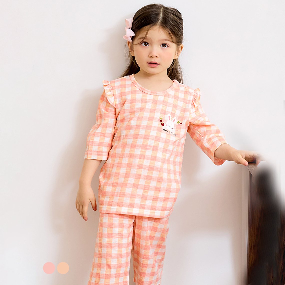 Bộ đồ lửng cotton mịn bé bé gái U2130