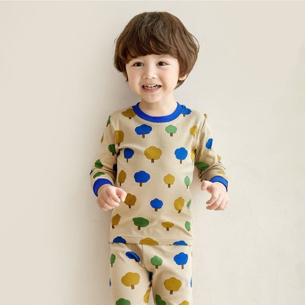 Bộ đồ dài dáng ôm cotton mịn bé trai và bé gái U1210