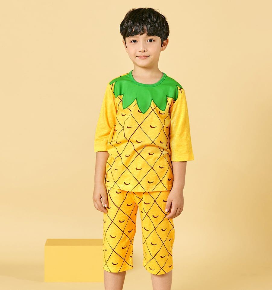 [Lẻ size] Bộ đồ lửng cotton cho bé trai và bé gái lẻ size U8003