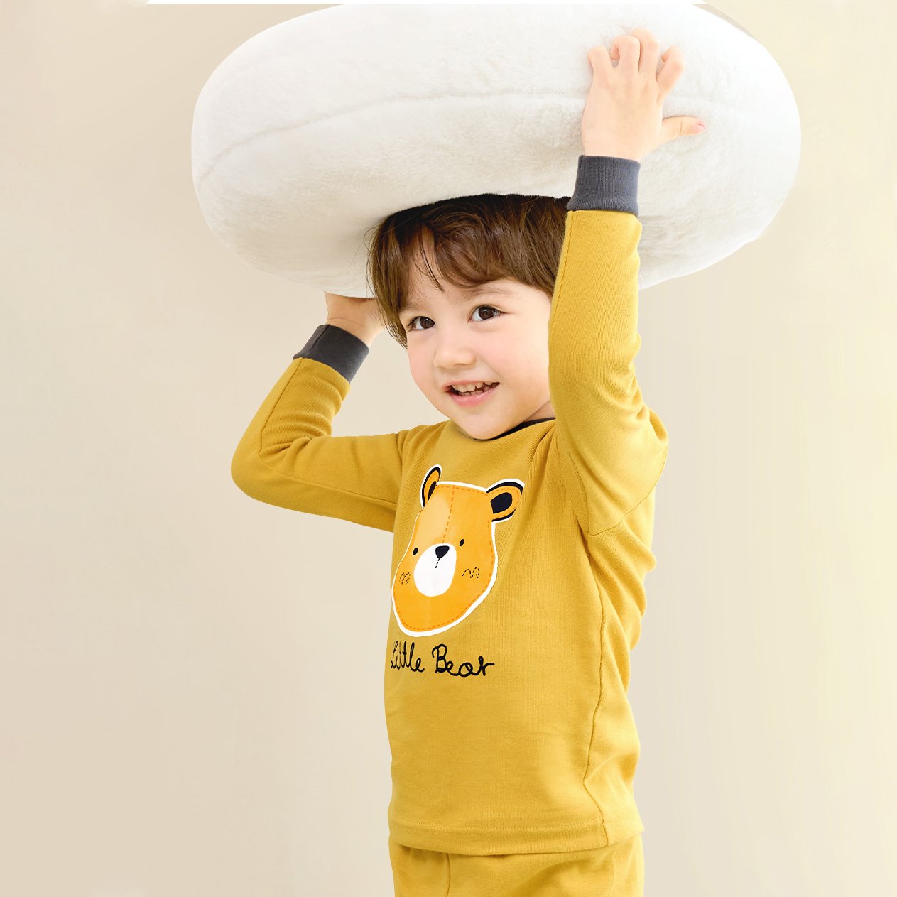Bộ đồ dài dáng ôm cotton mịn bé trai và bé gái U1197
