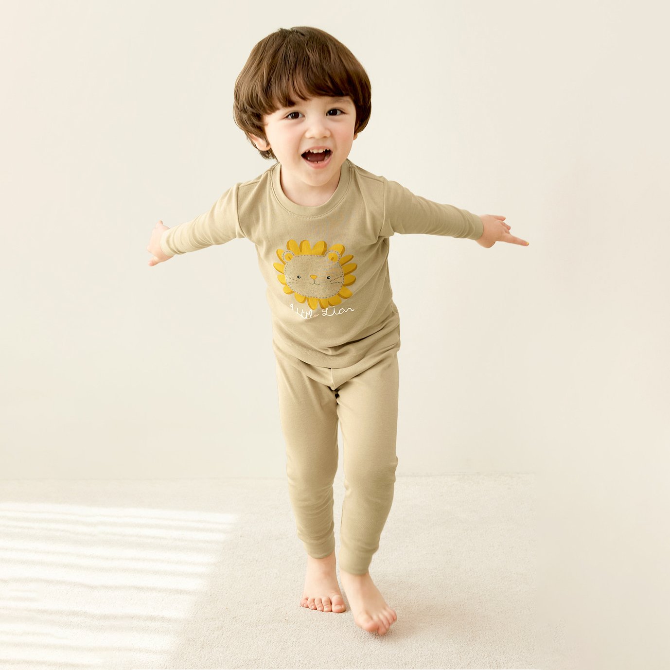 Bộ đồ dài dáng ôm cotton mịn bé trai và bé gái U1198