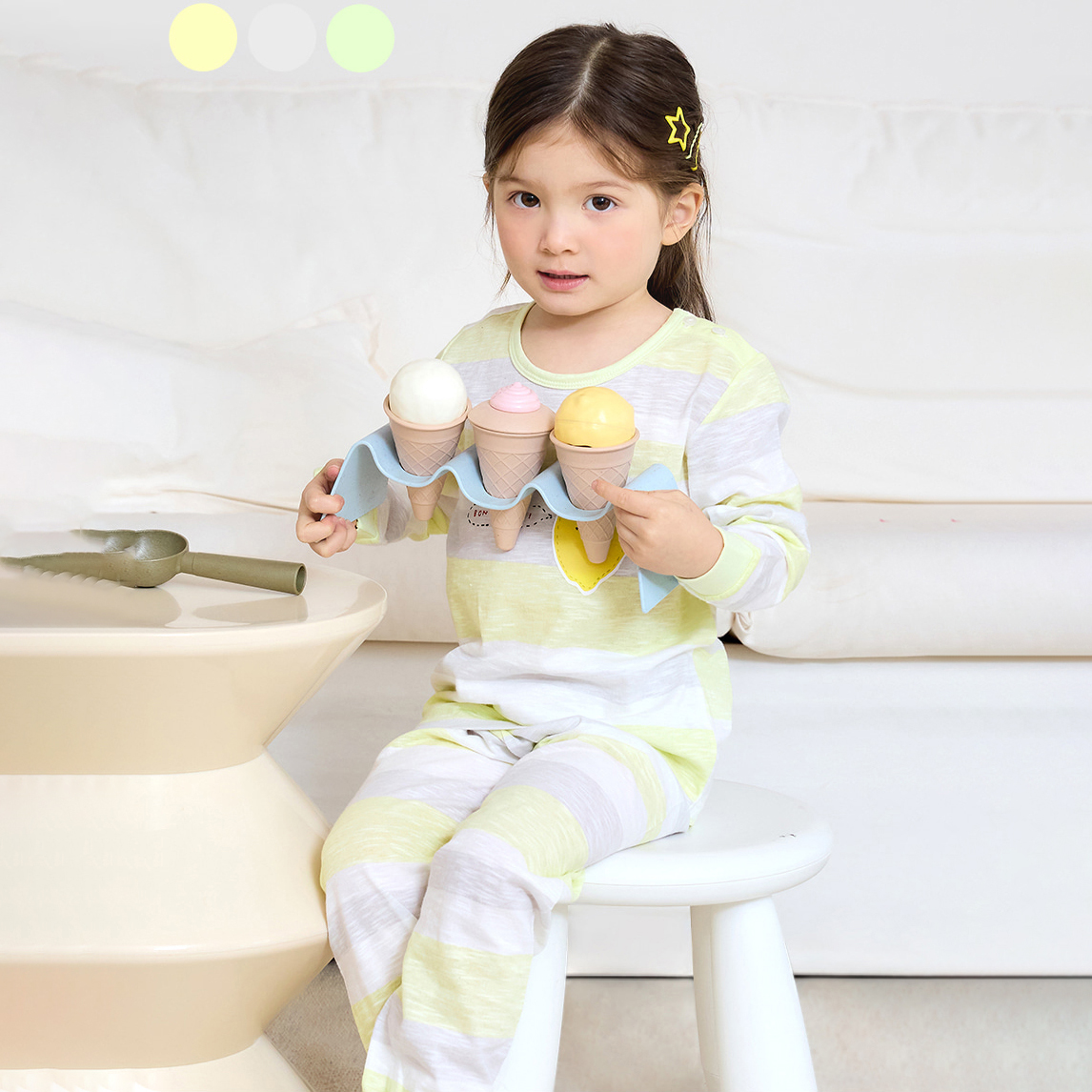 Bộ đồ dài cotton mịn bé trai và bé gái U1235