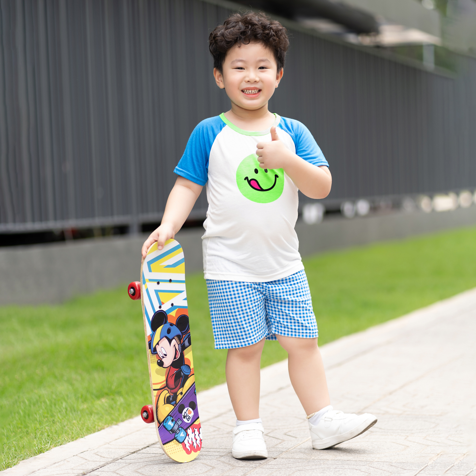 Bộ đồ ngắn Cool Feel mịn mỏng mát bé trai và bé gái U3169