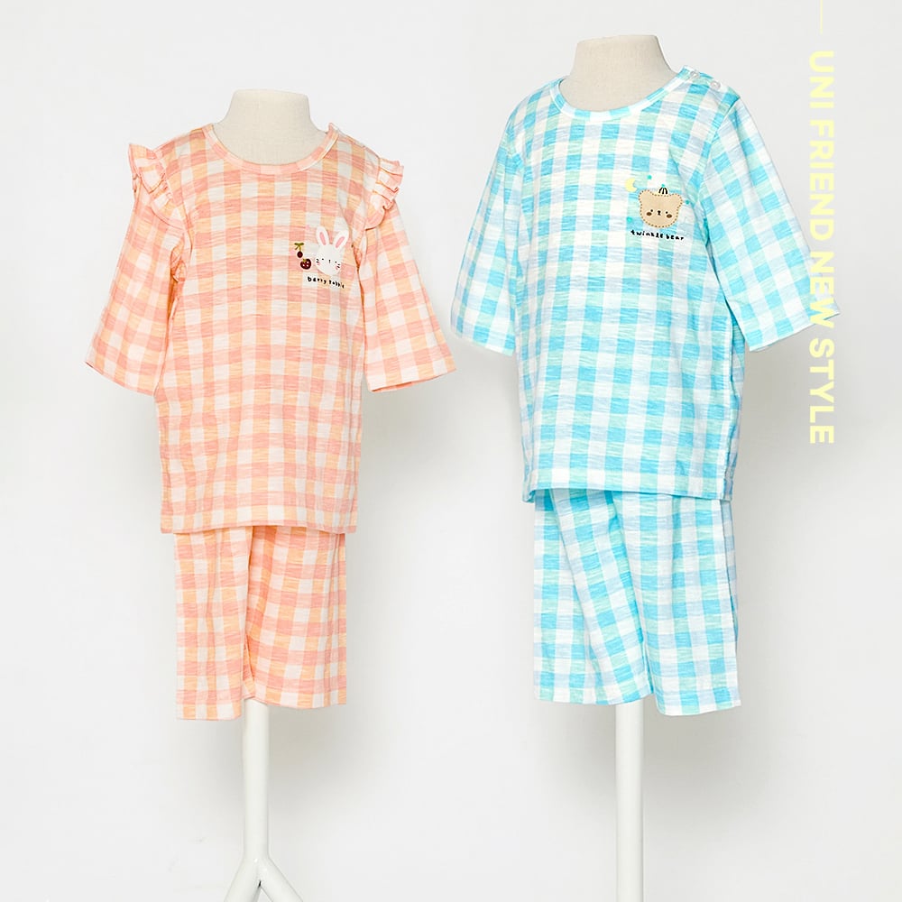 Bộ đồ lửng cotton mịn bé bé trai U2131