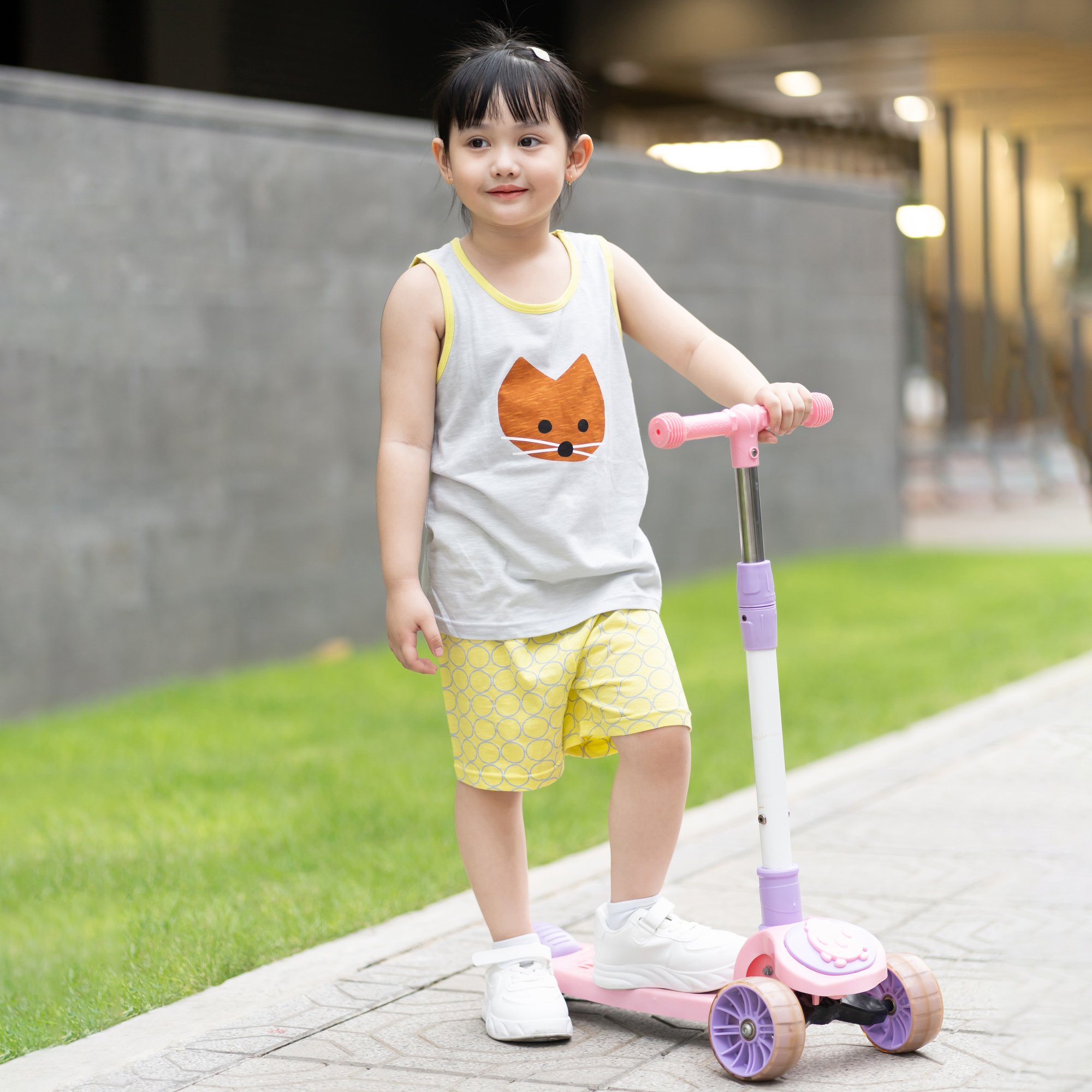 Bộ đồ ba lỗ cotton mịn bé trai và bé gái U4072