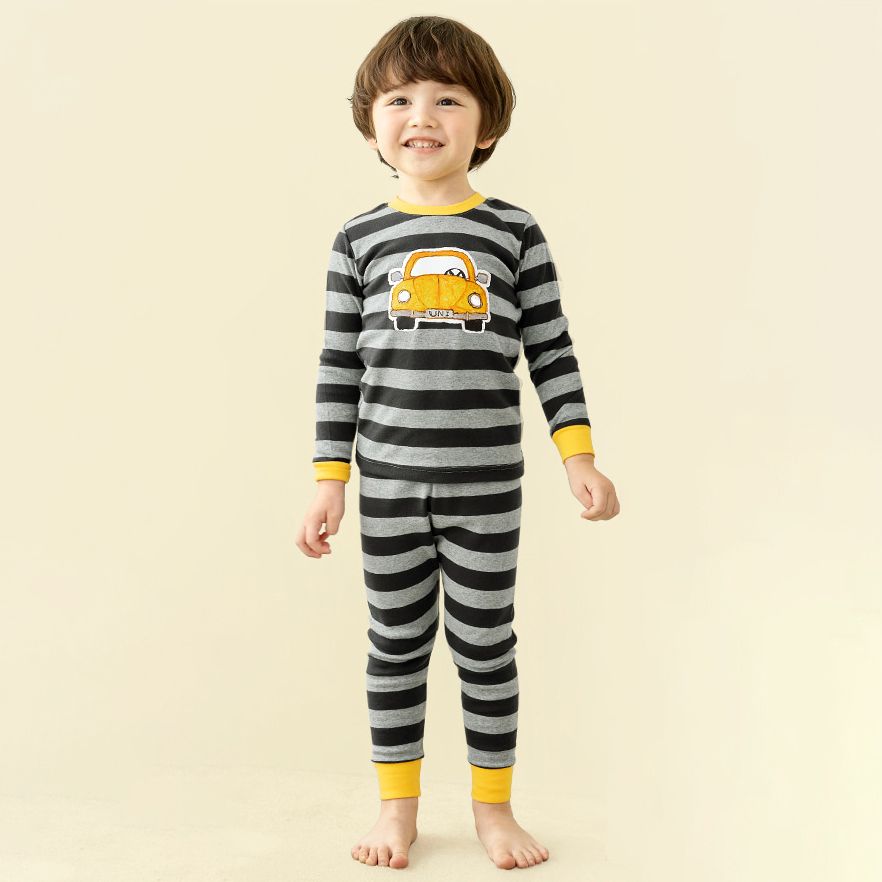 Bộ đồ dài dáng ôm cotton mịn bé trai U1200