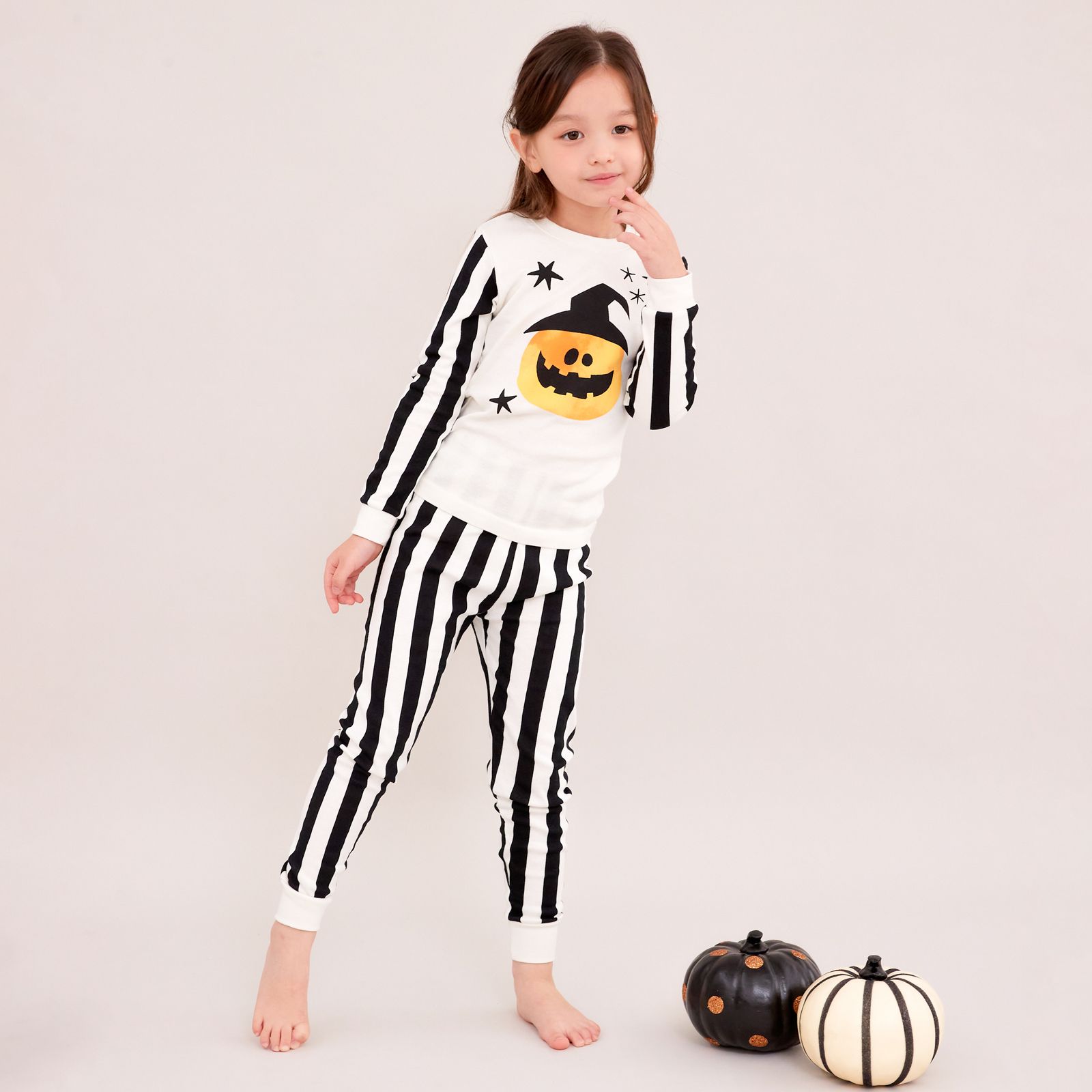 Bộ đồ dài Halloween dáng ôm cotton mịn bé trai và bé gái U1156