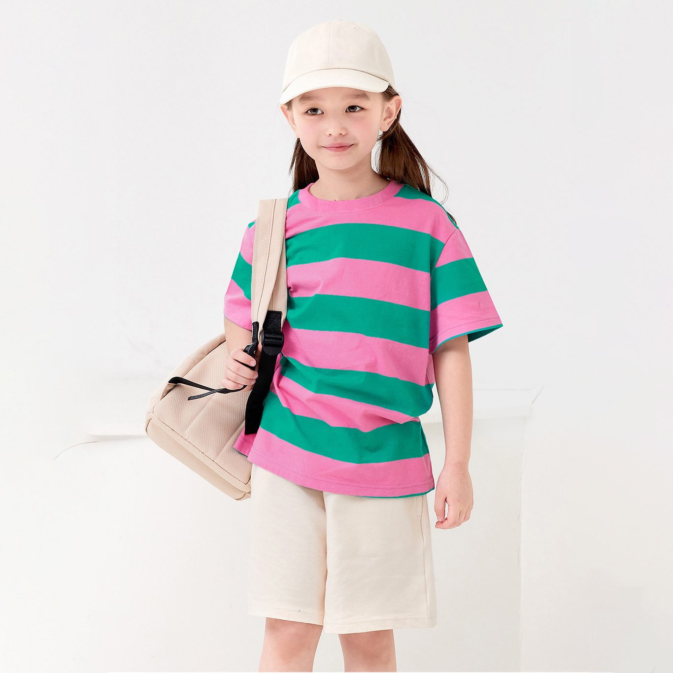 Quần short vải cotton spandex bé trai và bé gái U950C