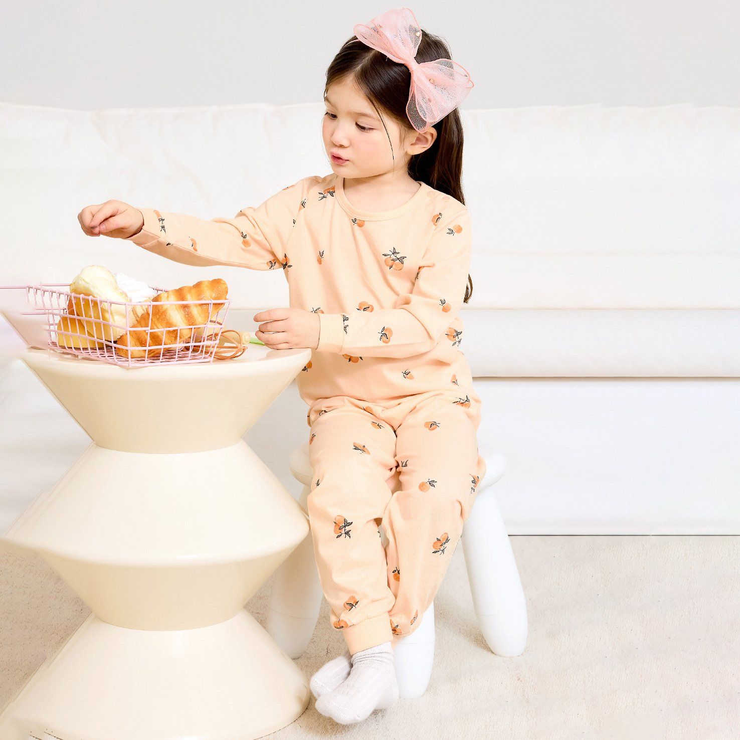 Bộ đồ dài cotton mịn bé gái U1245