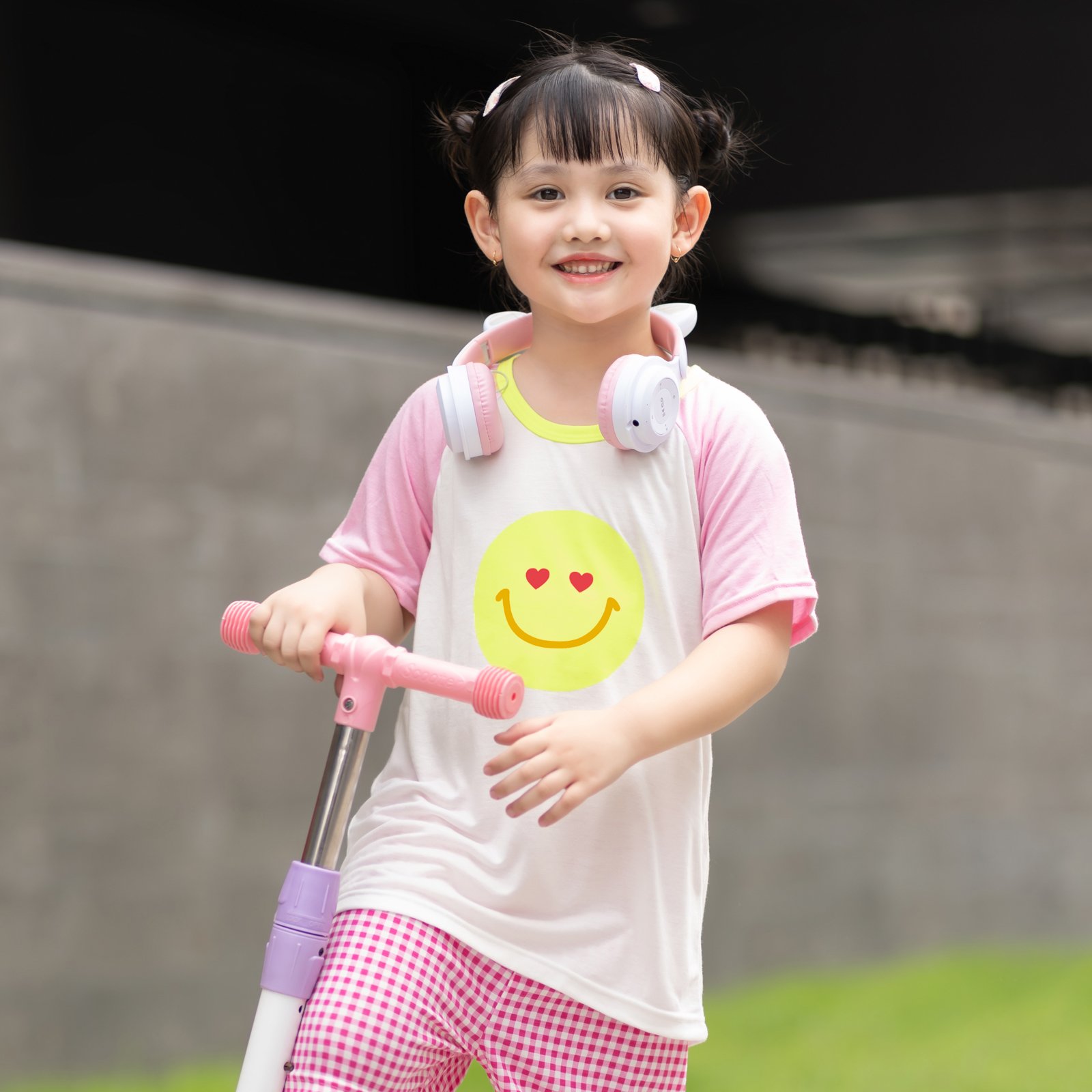 Bộ đồ ngắn Cool Feel mịn mỏng mát bé gái U3168