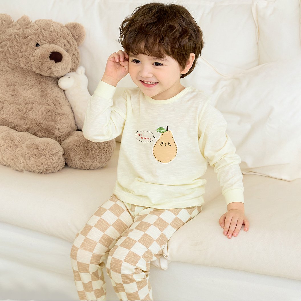 Bộ đồ dài cotton mịn bé trai và bé gái U1236
