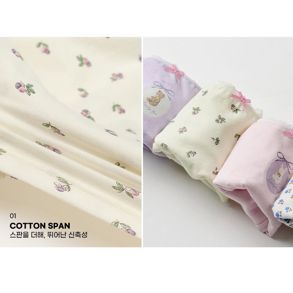 Set 5 quần chip đùi bé gái U6046