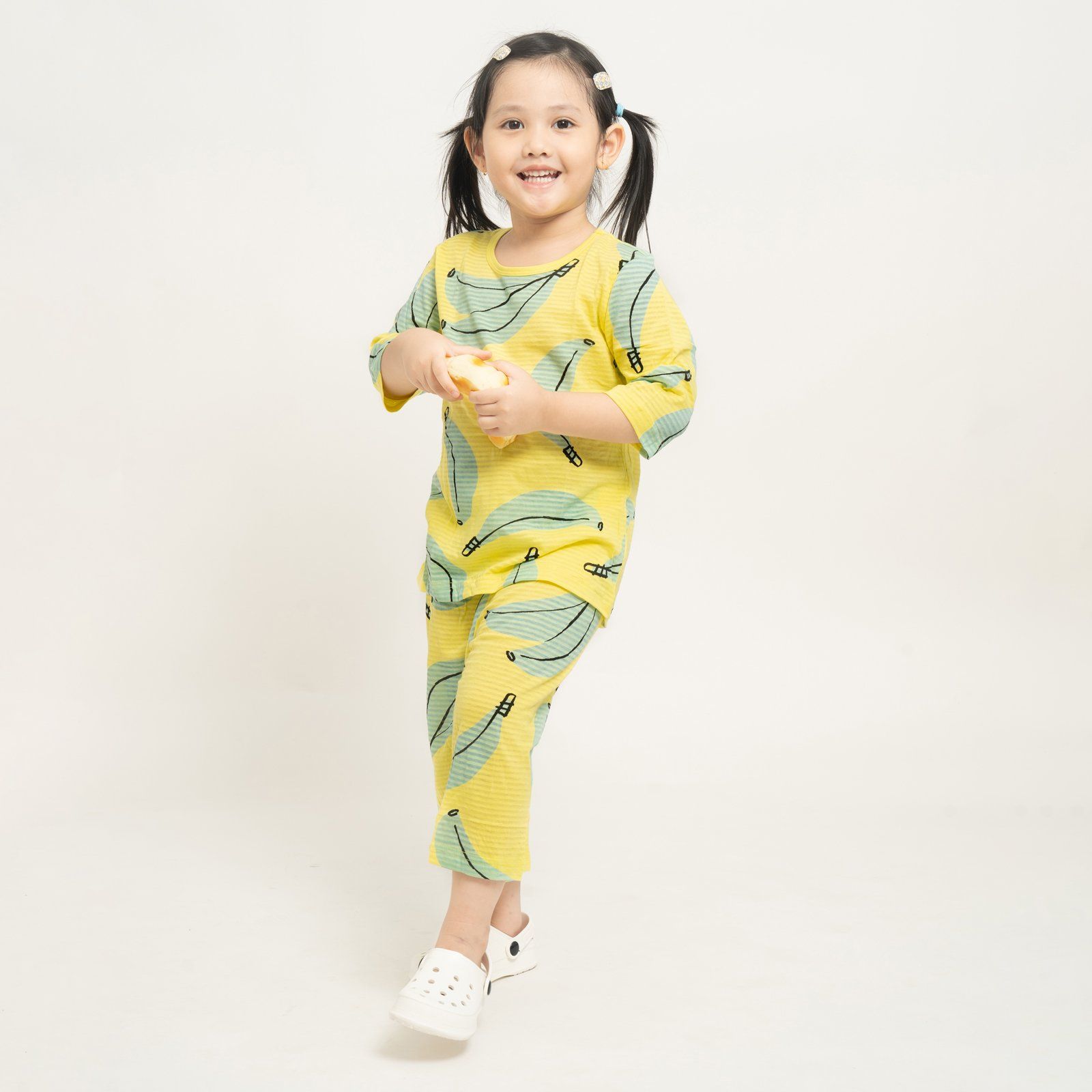 [Lẻ size] Bộ đồ lửng cotton cho bé trai và bé gái lẻ size U8003