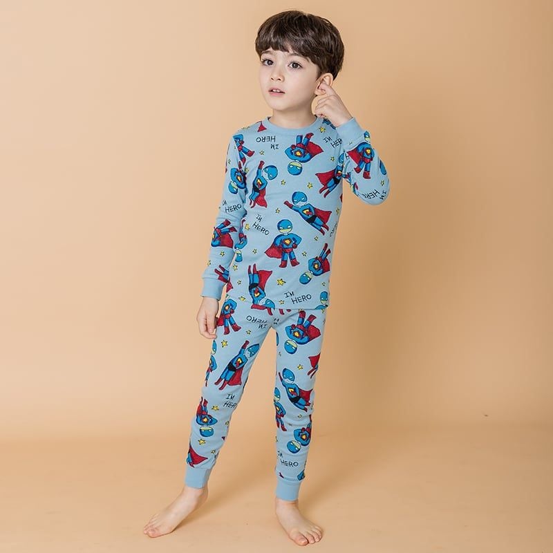 Bộ đồ dài dáng ôm cotton mịn bé trai U1110