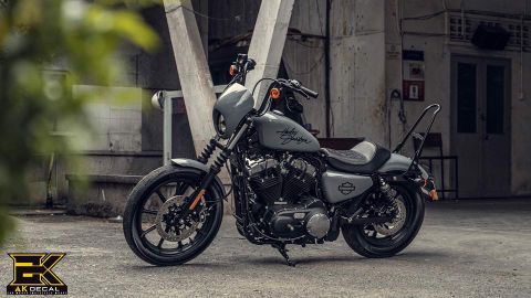 HARLEY DAVIDSON IRON 1200 - 001 wrap grey