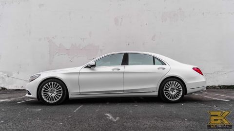 MERCEDES S500 - 01 WRAP WHITE