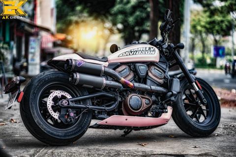 Harley Davidson Sportster S - 151221 wrap pink