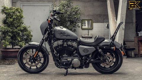 HARLEY DAVIDSON IRON 1200 - 001 wrap grey