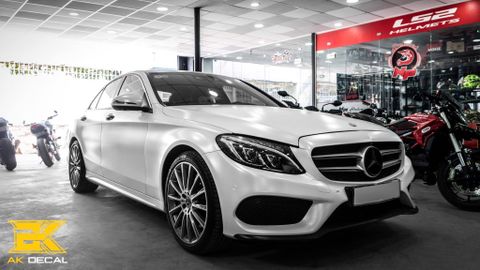 MERCEDES C300 - 03 WRAP  WHITE