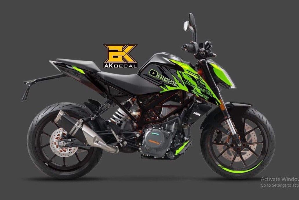 KTM DUKE 390 - DEMO 14 – AK DECAL