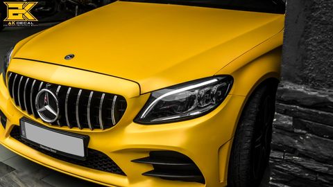 MERCEDES C300 - 07 WRAP YELLOW