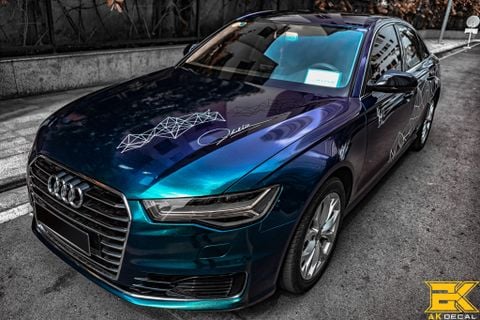 AUDI A6 - 240122 WRAP BLUE