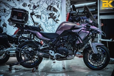 BENELLI TRK 502 - 070322 wrap chuyển sắc purple