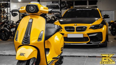 PIAGGIO VESPA SPRINT - 003 wrap yellow