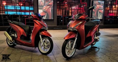 HONDA SH 350i - 220322 wrap red