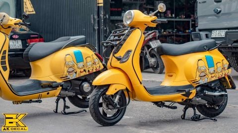 PIAGGIO VESPA SPRINT - 002 wrap yellow
