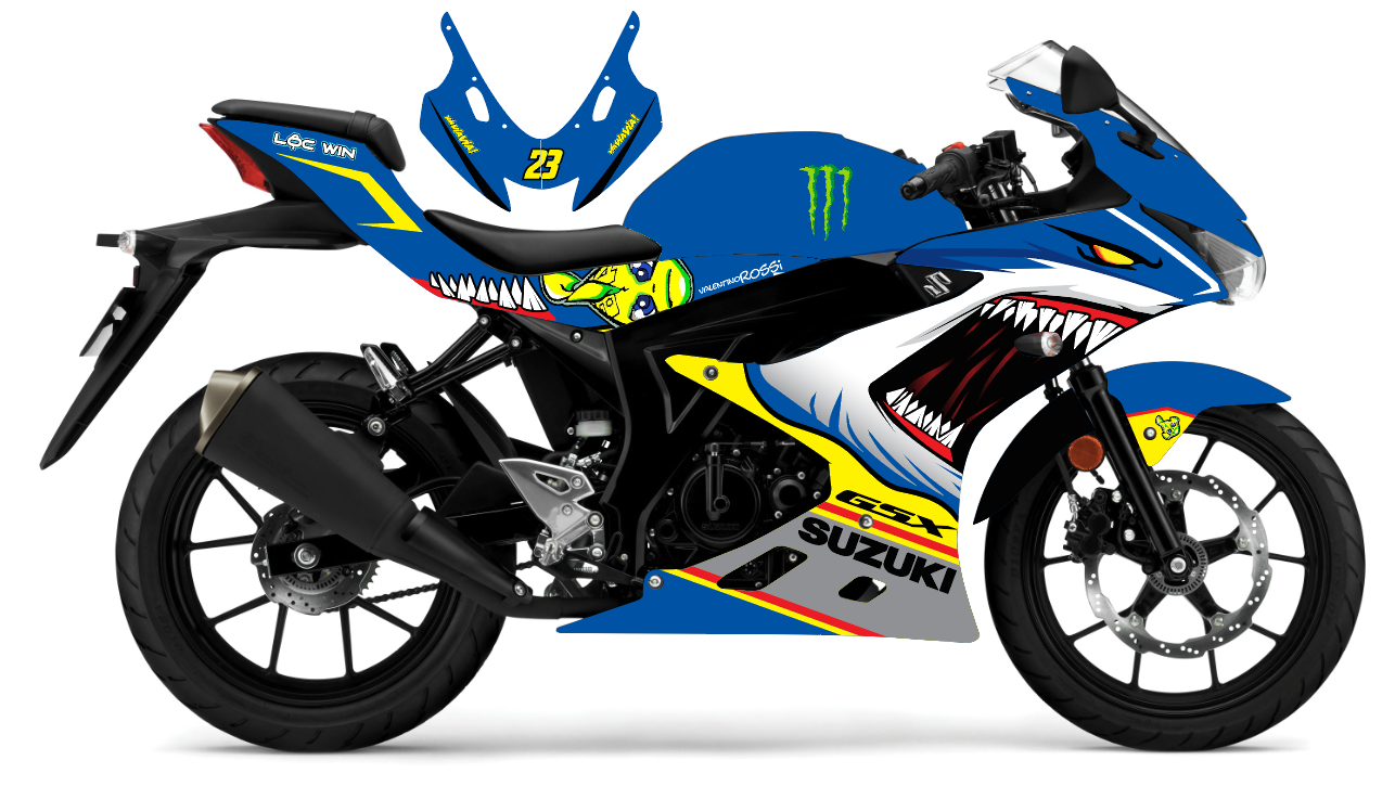 SUZUKI GSX R150 - DEMO 19 – AK DECAL