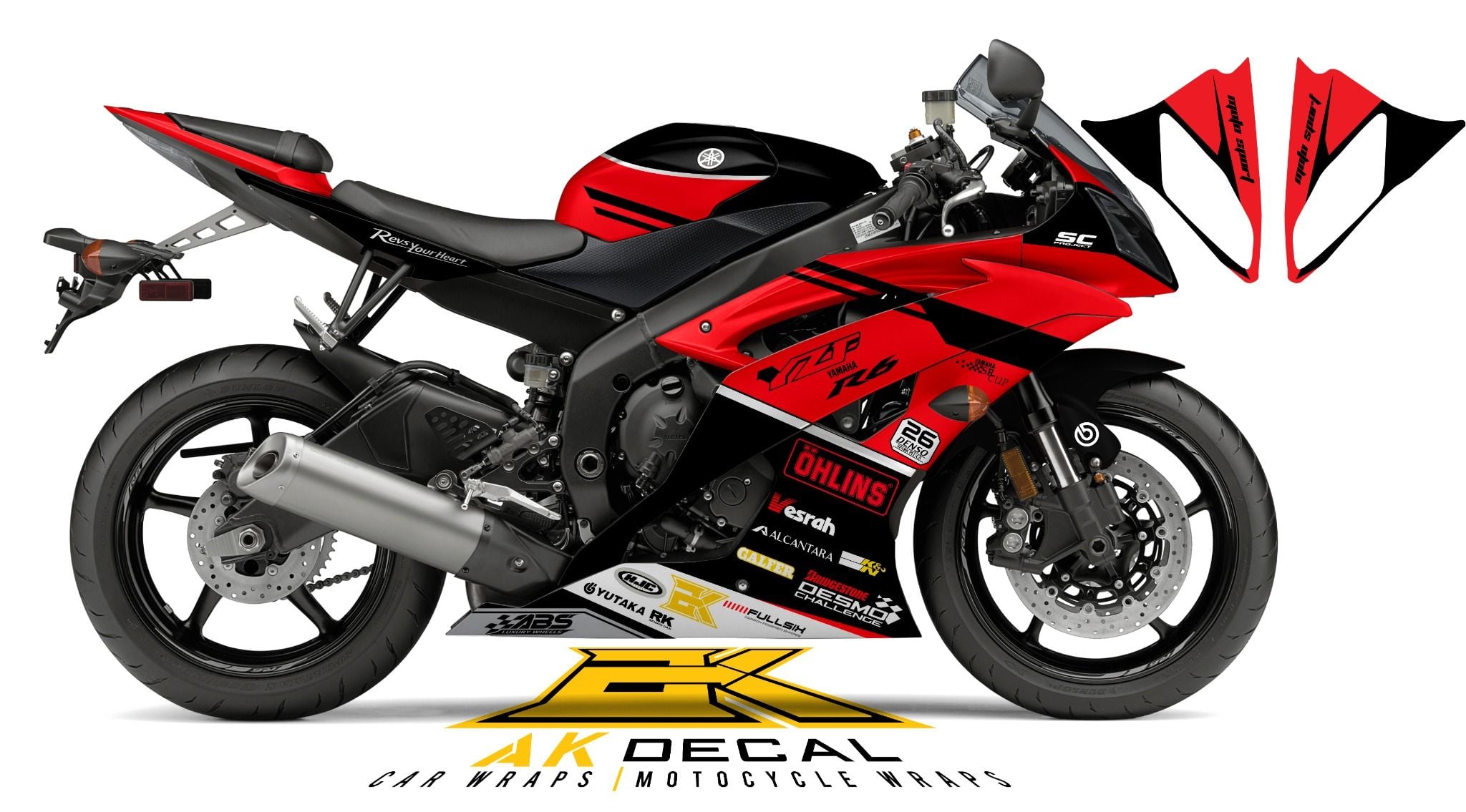 YAMAHA R6 - DEMO 16 – AK DECAL