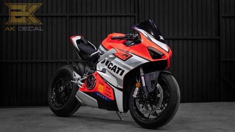 DUCATI PANIGALE V4 - 012 wrap orange