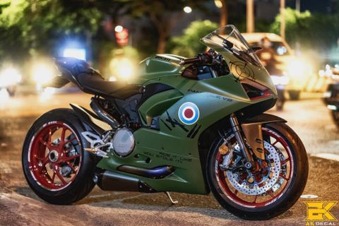 DUCATI PANIGALE V2 - 160522 wrap green